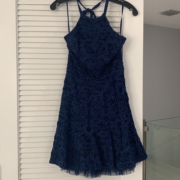 BCBG Blue Evening Dress in Size 2 - Picture 2 of 10